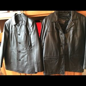 Ladies leather jackets medium  $ 40.00  each obo